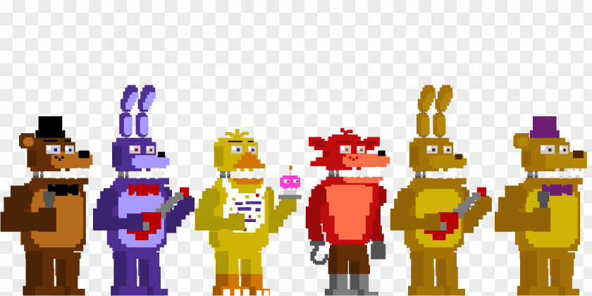 8 BIT Five Nights At Freddy's 4 3 2 Freddy's: Sister Location PNG