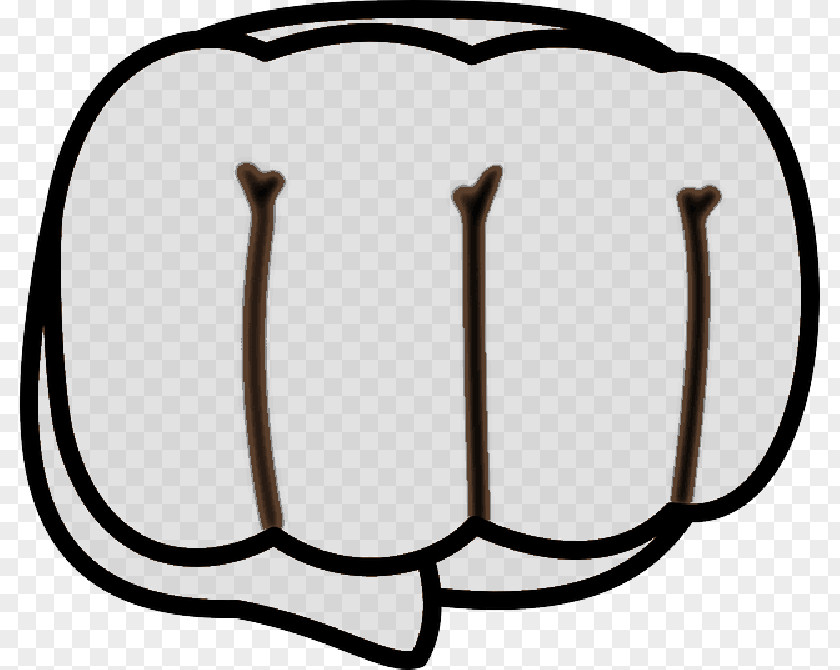 Closed Fist Raised Cartoon Bump Punch PNG