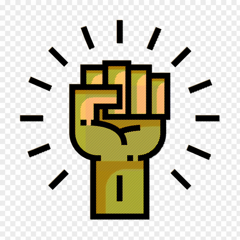 Fist Icon Human Resources Motivation PNG