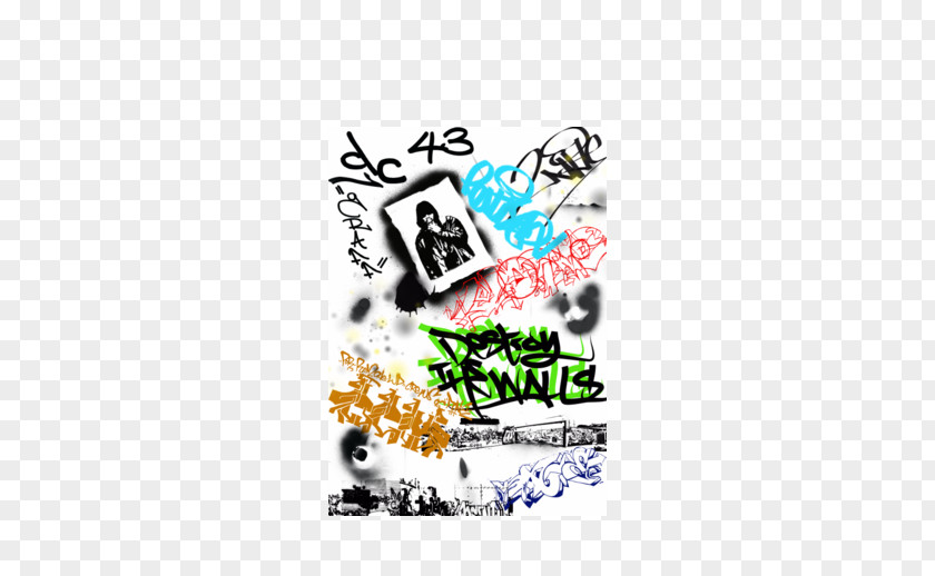 Graffiti Style Logo Brand Washington, D.C. Font PNG