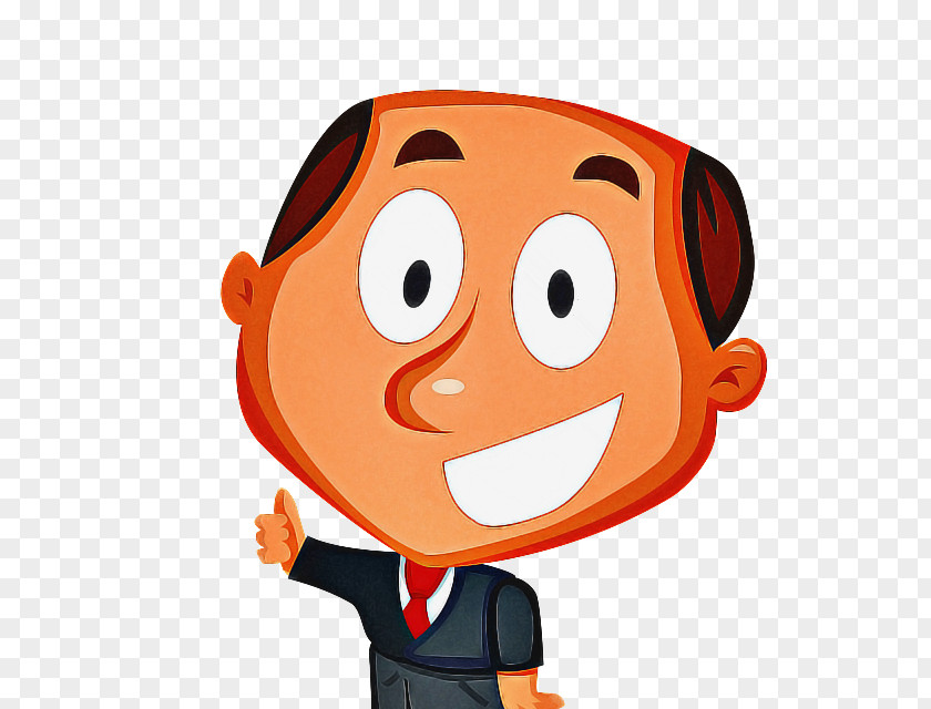 Happy Gesture Orange PNG