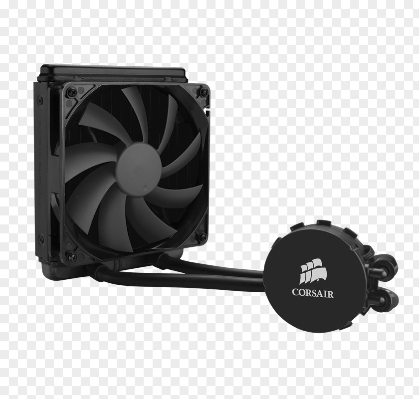 Intel Computer System Cooling Parts Water Corsair Components Hydro Series Liquid CPU Cooler PNG