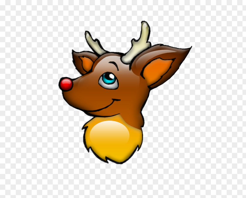 Reindeer Avatar Clip Art PNG