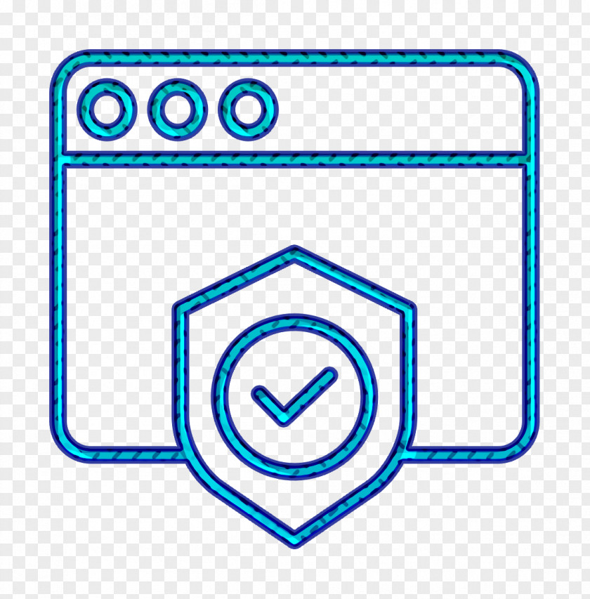 Seo And Web Icon Shield Cyber PNG