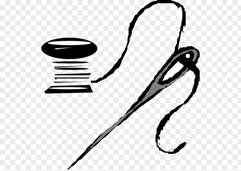 Sewing Needle Cliparts Thread Yarn Clip Art PNG