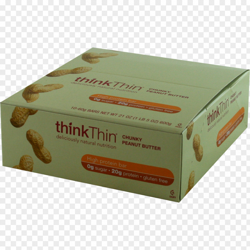 Think Thin Protein ThinkThin High Bars Bar Chunky Peanut Butter PNG