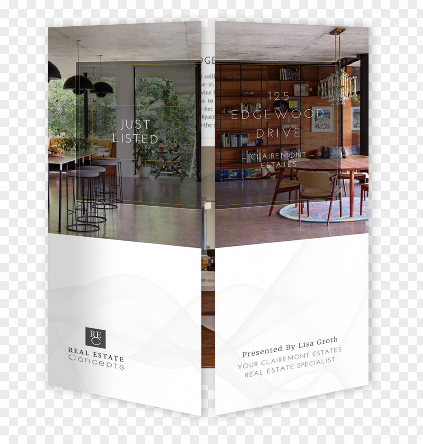 Trifold Brochure Furniture Floor PNG