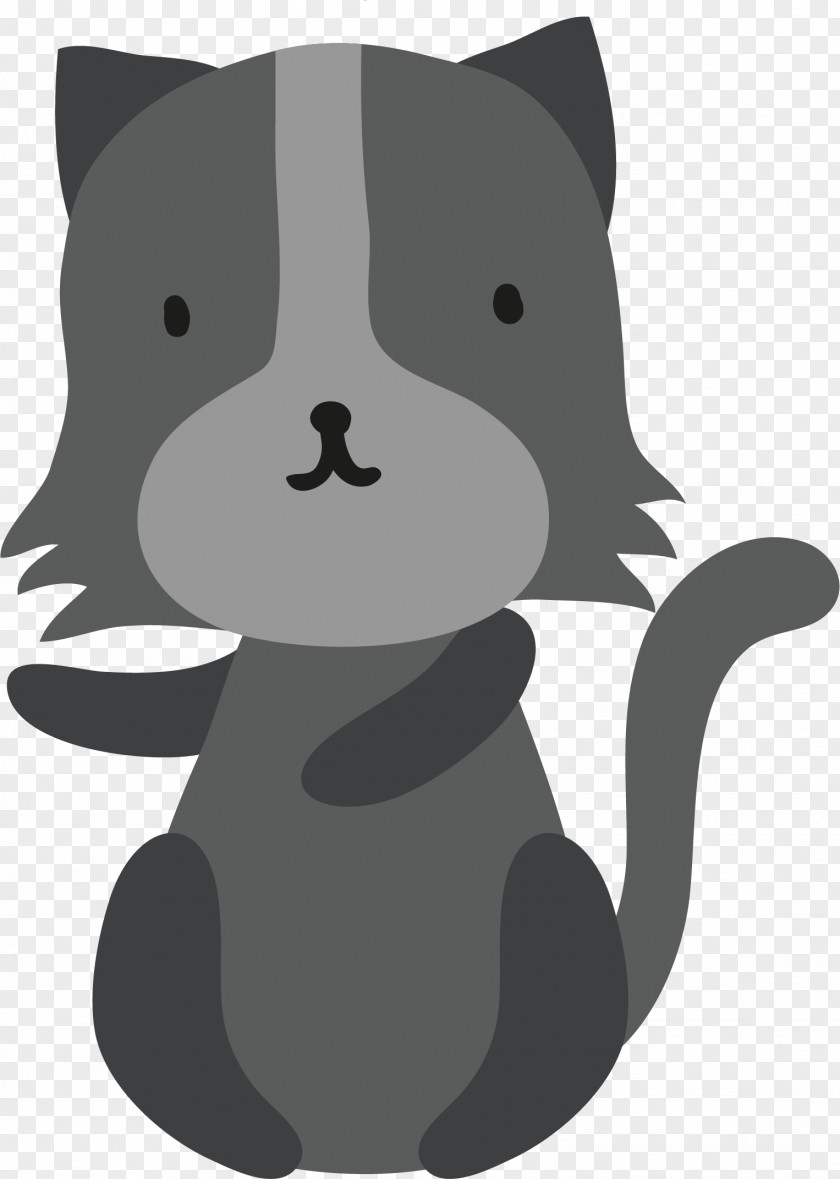 Vector Grey Cat Whiskers Dog PNG