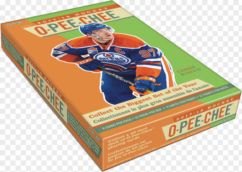 Chees O-Pee-Chee Upper Deck Company Box Hockey Card PNG