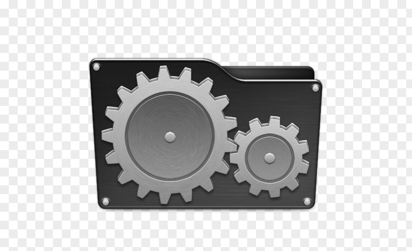 Design Gear Metal PNG