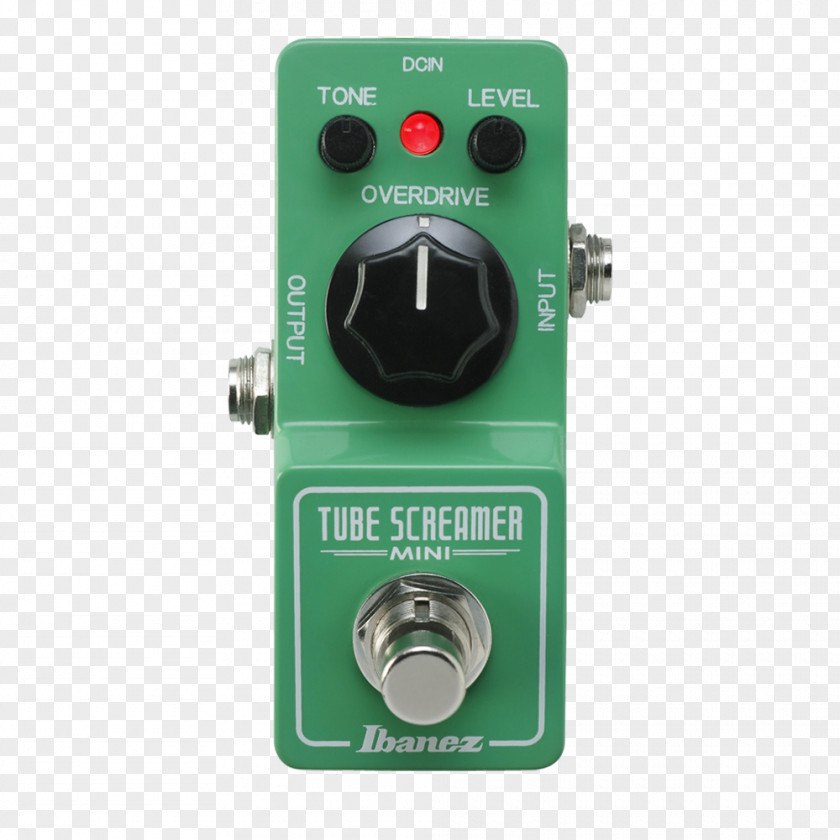 Electric Guitar Ibanez Tube Screamer TS Mini Effects Processors & Pedals Distortion TS9 PNG