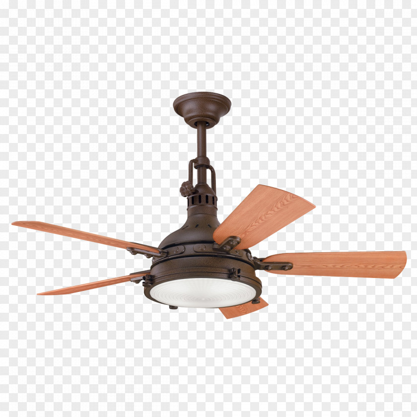 Fancy Ceiling Lamp Fans Kichler Hatteras Bay PNG