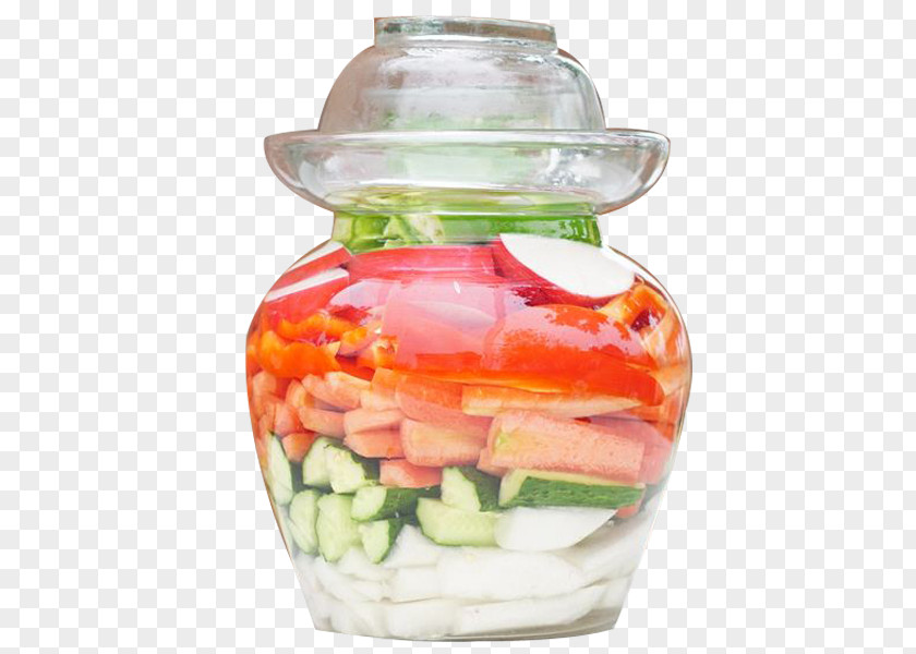 Glass Pickle Jar Pickled Cucumber Pickling Kimchi Chinese Cabbage PNG