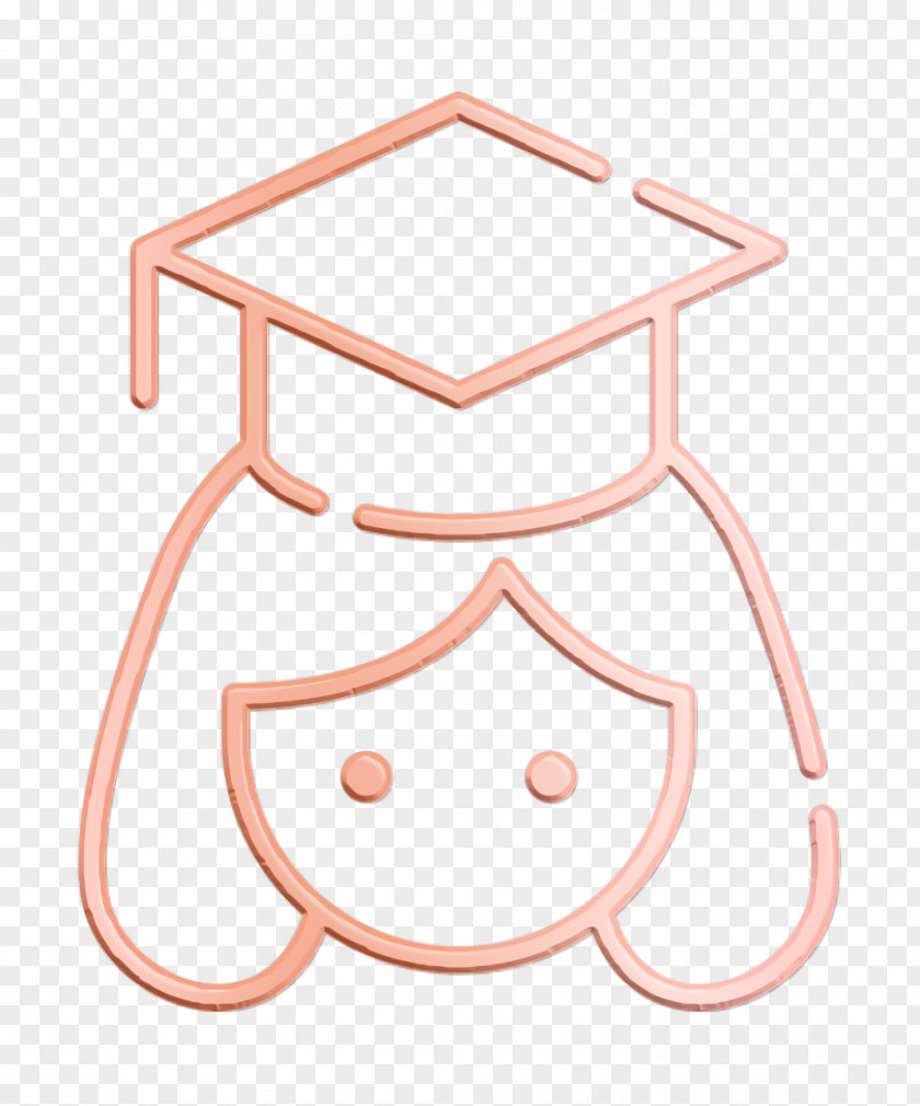 Happiness Icon Girl Graduate PNG