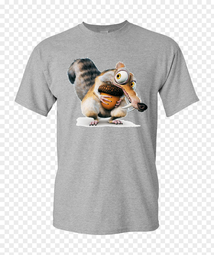 Ice Age Squirrel T-shirt Amazon.com Clothing Sleeve PNG
