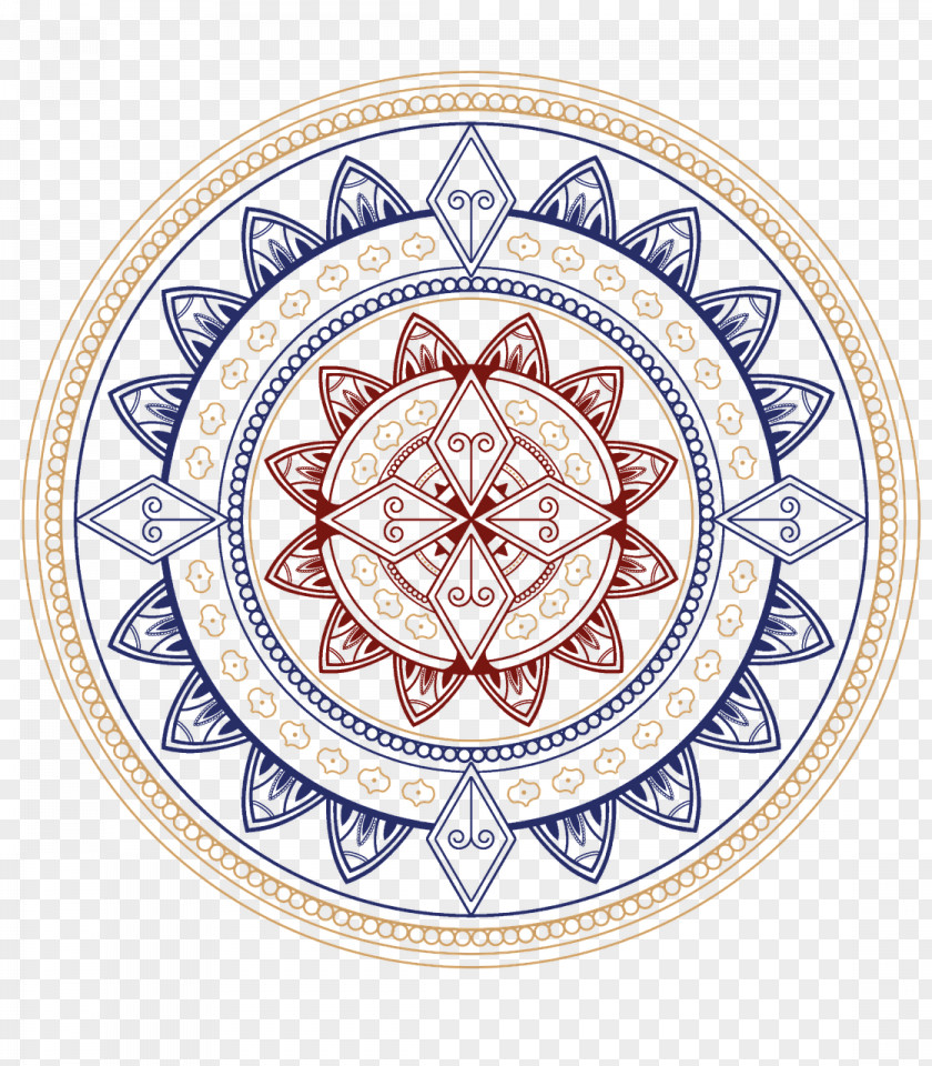 Mandala Lotus Chakra PNG