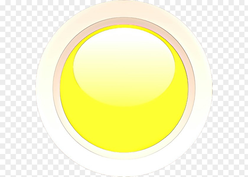 Oval Yellow Circle PNG