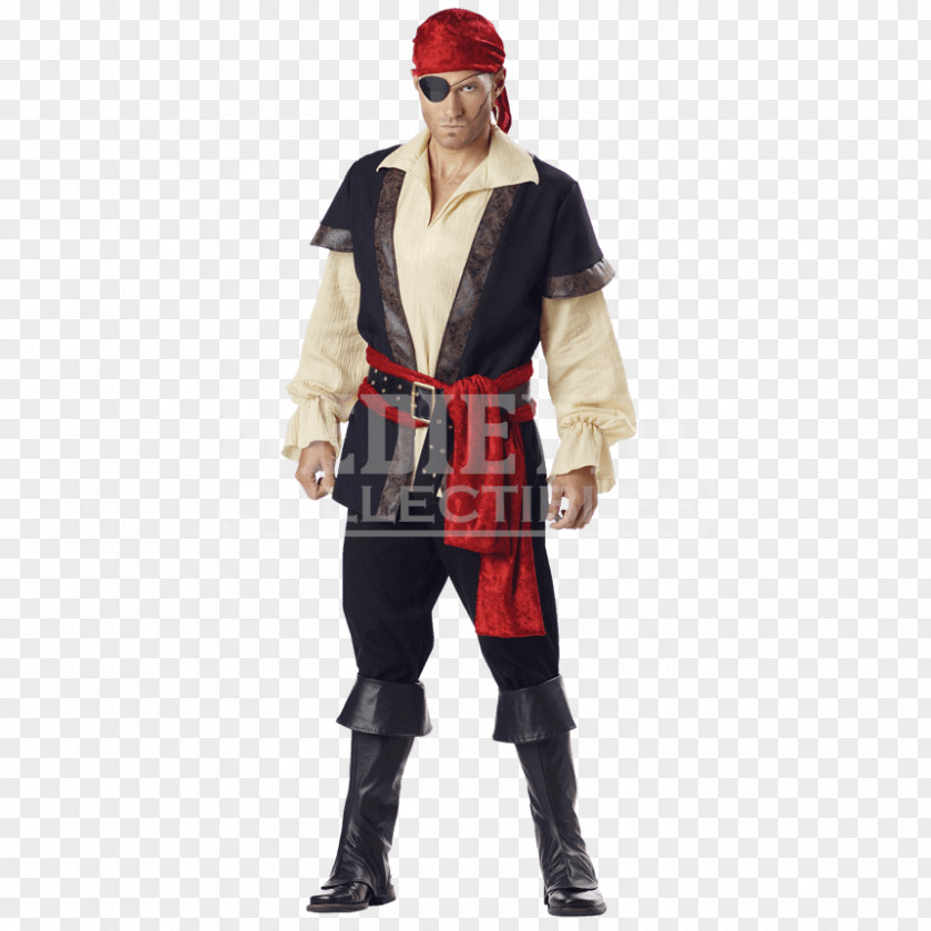 Pirate Costume Halloween Man Buccaneer PNG