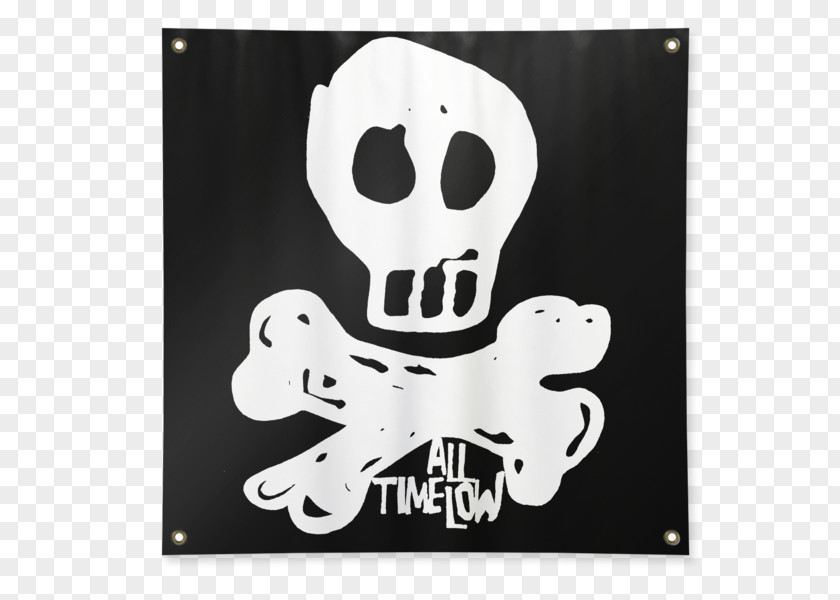 Sad Skull And Crossbones All Time Low T-shirt So Wrong, It's Right Put Up Or Shut Nothing Personal PNG