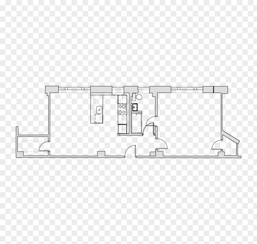 Apartment Floor Plan Tilden Hall Studio Cleveland Park PNG