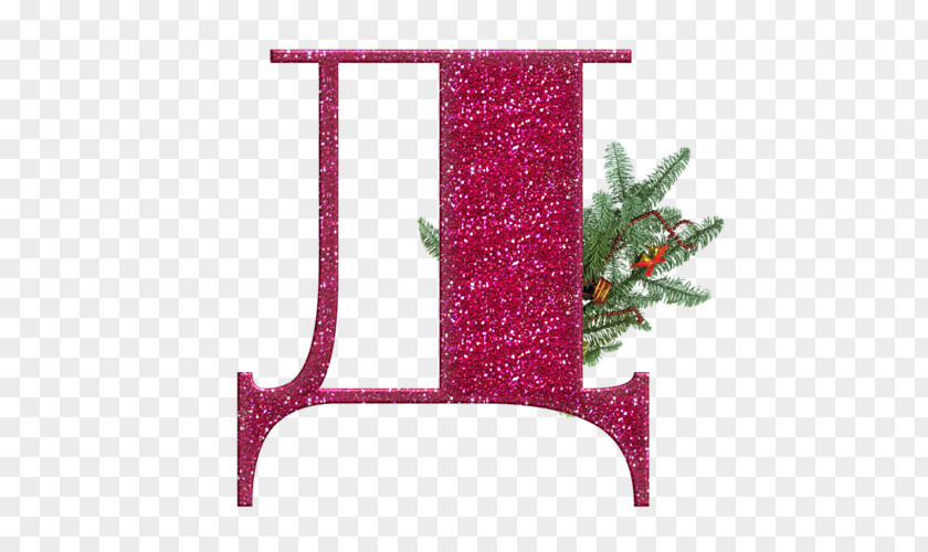 Pink M Christmas Tree Day Branch PNG