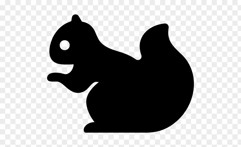 Squirrel Tree Silhouette PNG