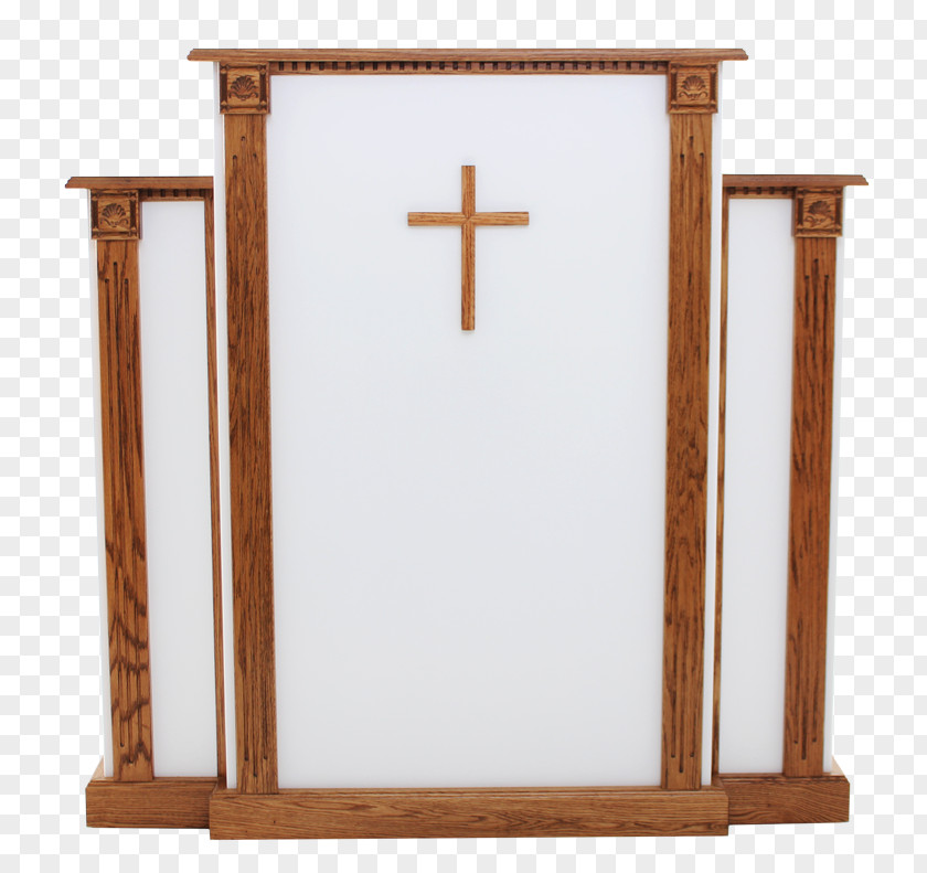 Altar Pulpit Sermon Furniture Church Table PNG