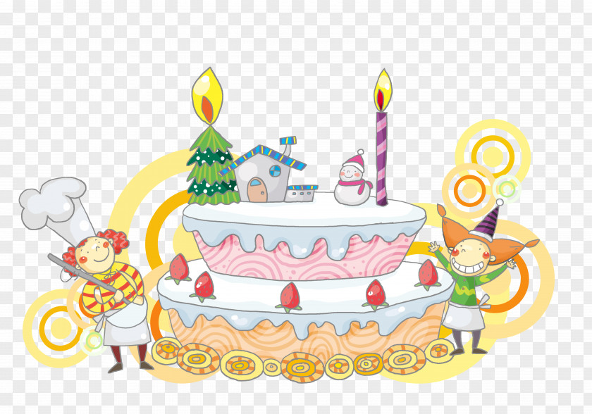 Birthday Cake Christmas PNG