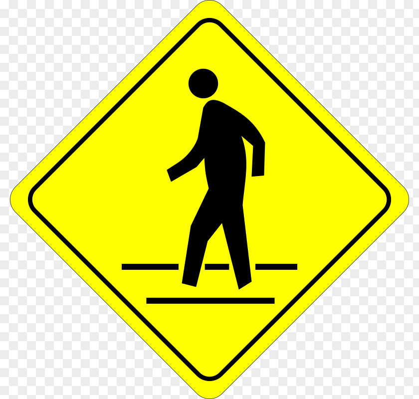 Crossing Traffic Sign Warning Pedestrian Zebra Clip Art PNG