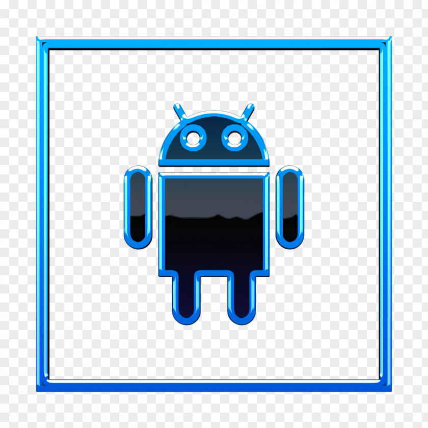 Electric Blue Technology Android Icon Logo Media PNG