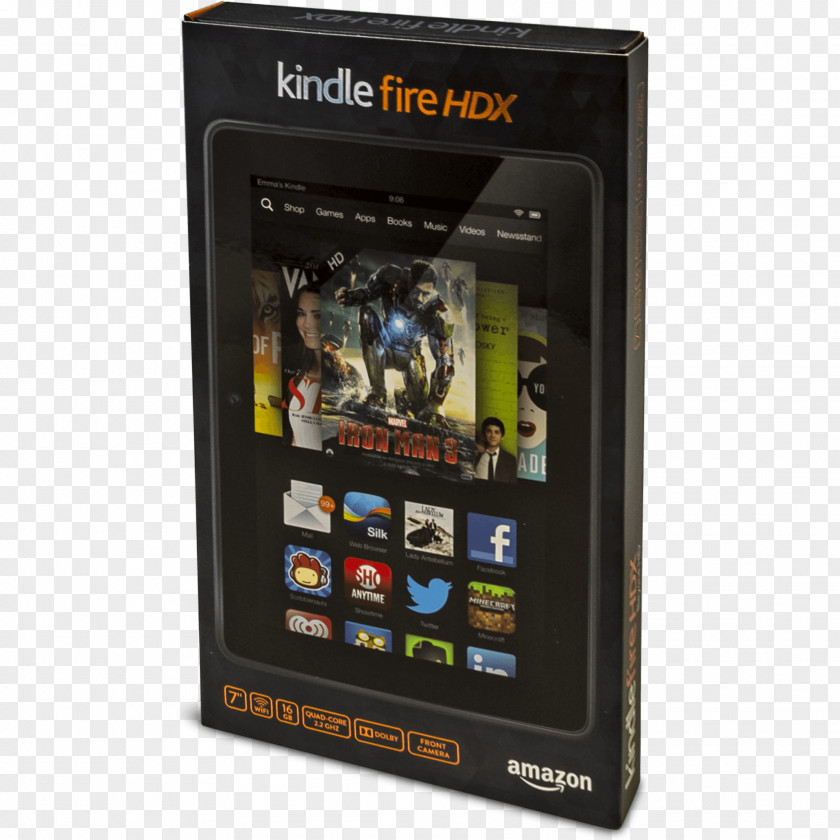 Fire Hdx Amazon.com Mobile Phones Amazon Kindle Oasis Voyage Handheld Devices PNG