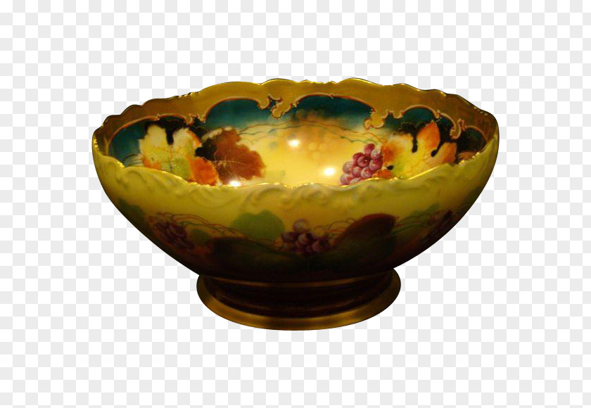 Hand-painted Fruit Bowl Ceramic Tableware PNG