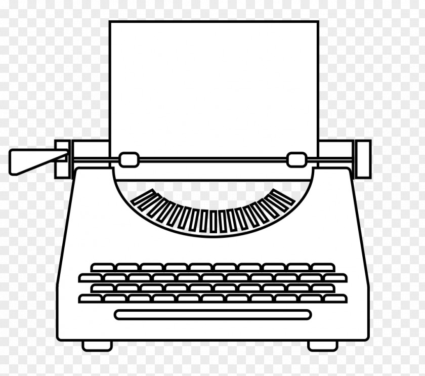 Typewriter Rectangle White Font PNG