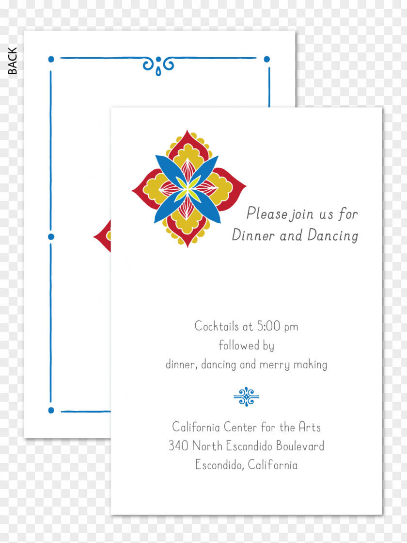 Wedding Invitation Paper Reception Yellow Blue PNG