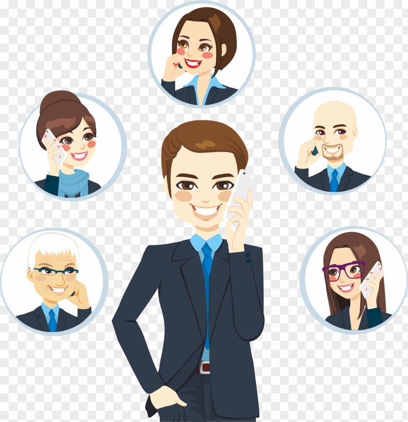 Call The Man Businessperson Royalty-free Clip Art PNG