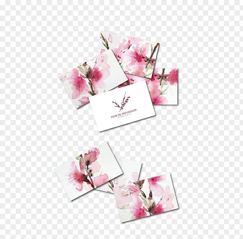 Design Paper Floral Pink M PNG