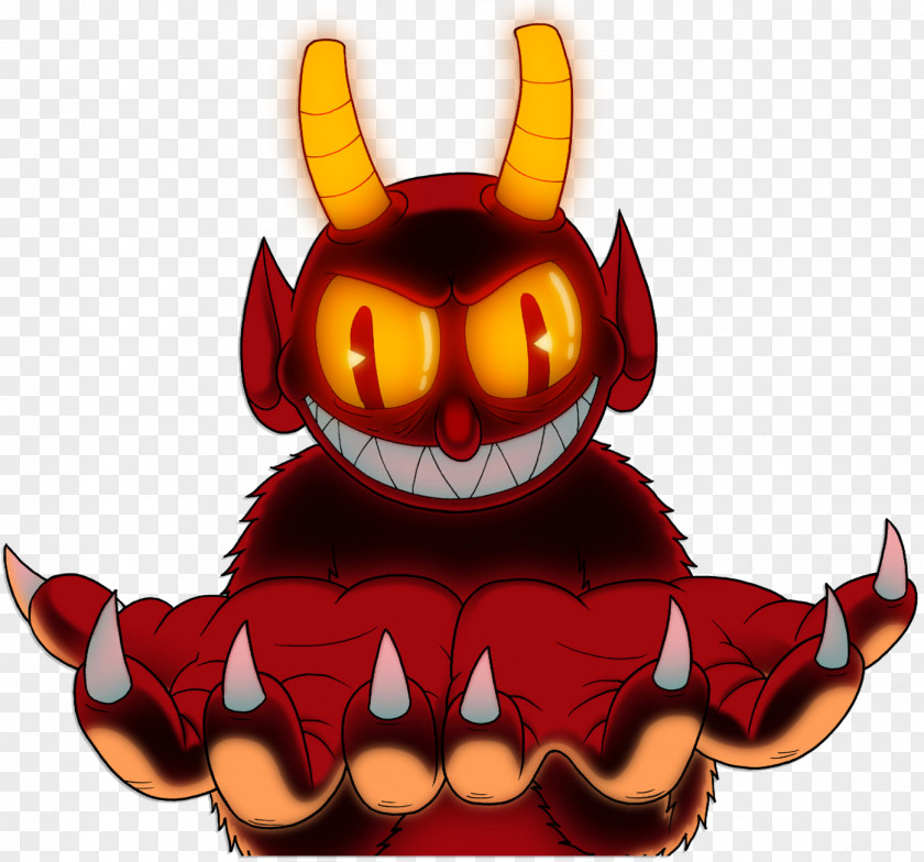 Devil Cuphead Demon Boss Video Game PNG