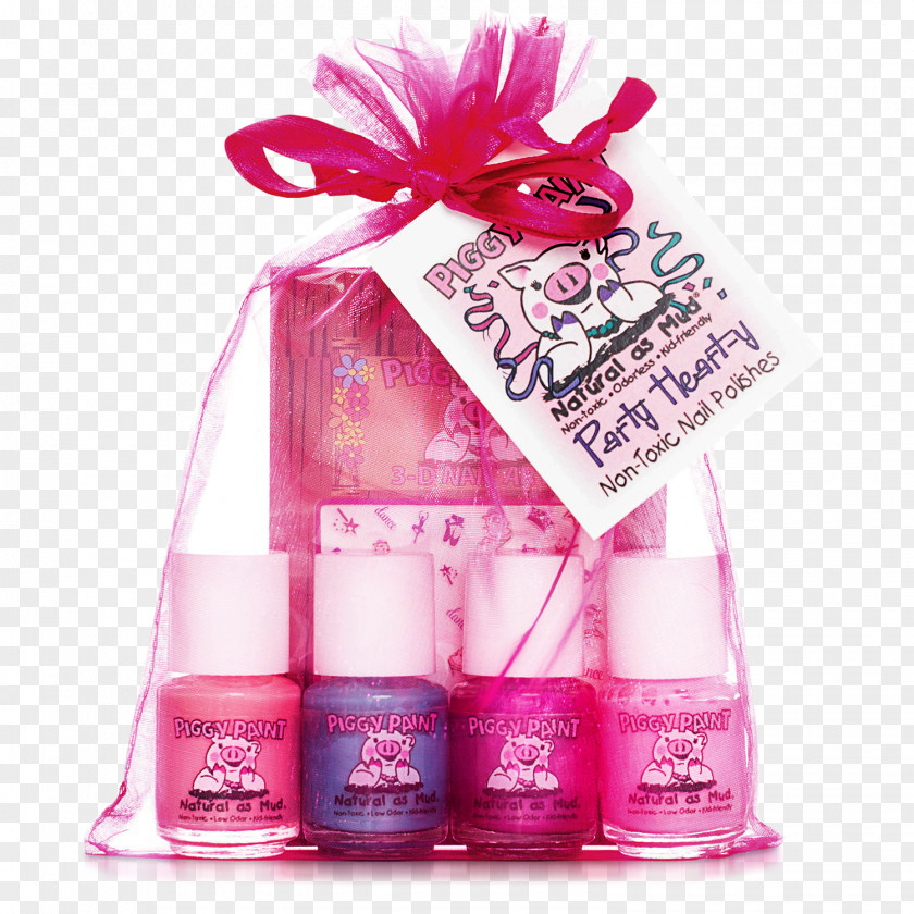 Gift Set Nail Polish Birthday Party The Fluff Stop Baby Shop PNG