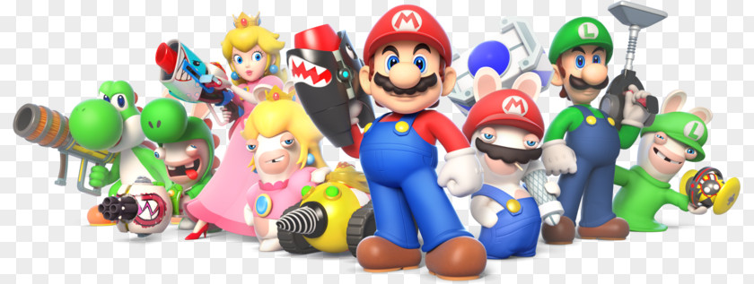 Luigi Mario + Rabbids Kingdom Battle Nintendo Switch Princess Peach PNG