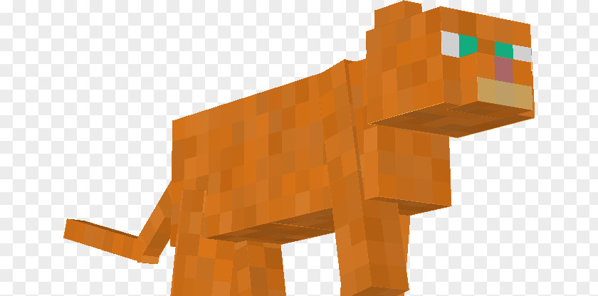 Orange Skin Minecraft Tabby Cat Ocelot Havana Brown Calico PNG