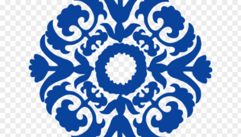 Ornament Electric Blue Islamic Background Design PNG