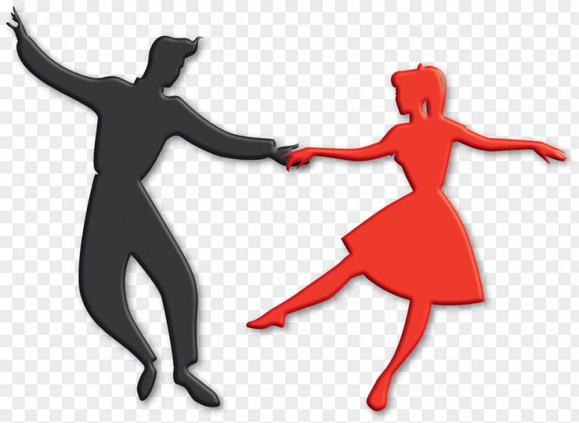 Silhouette 1950s Dance Party Royalty-free PNG