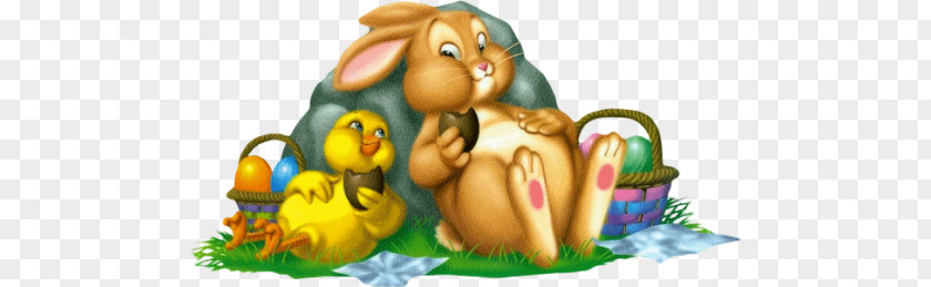 Easter Bunny Wish Greeting & Note Cards Desktop Wallpaper PNG