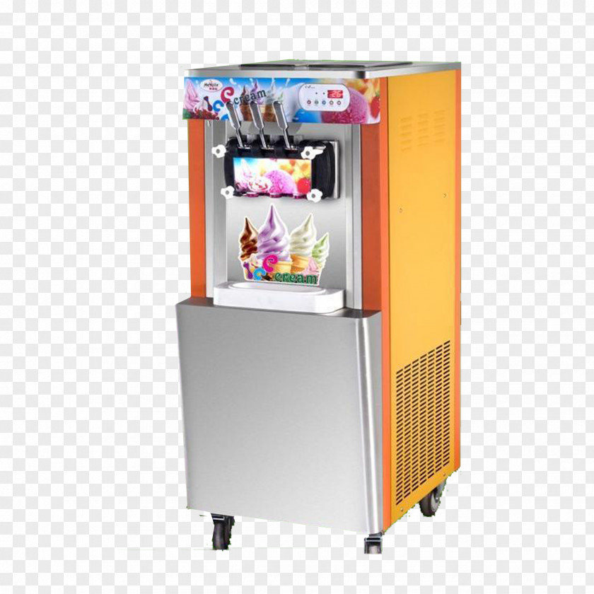 Ice Cream Machine Sundae Gelato Frozen Yogurt PNG