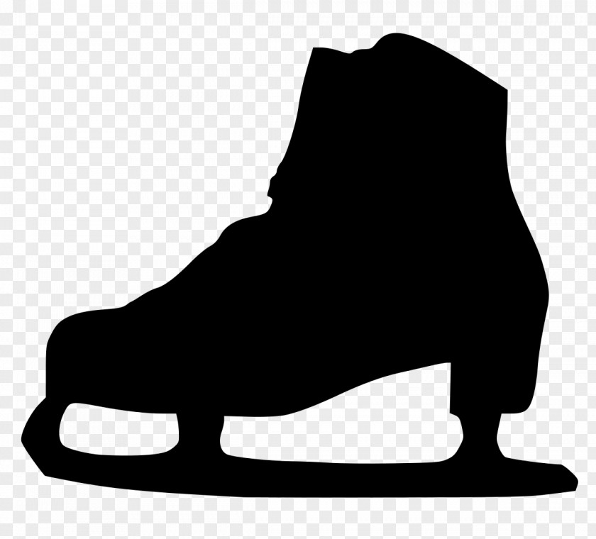 Silhouette Ice Skating Roller Clip Art PNG