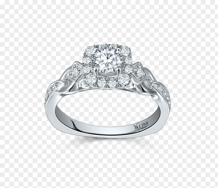 Square Gold Wedding Ring Engagement Jewellery Diamond PNG