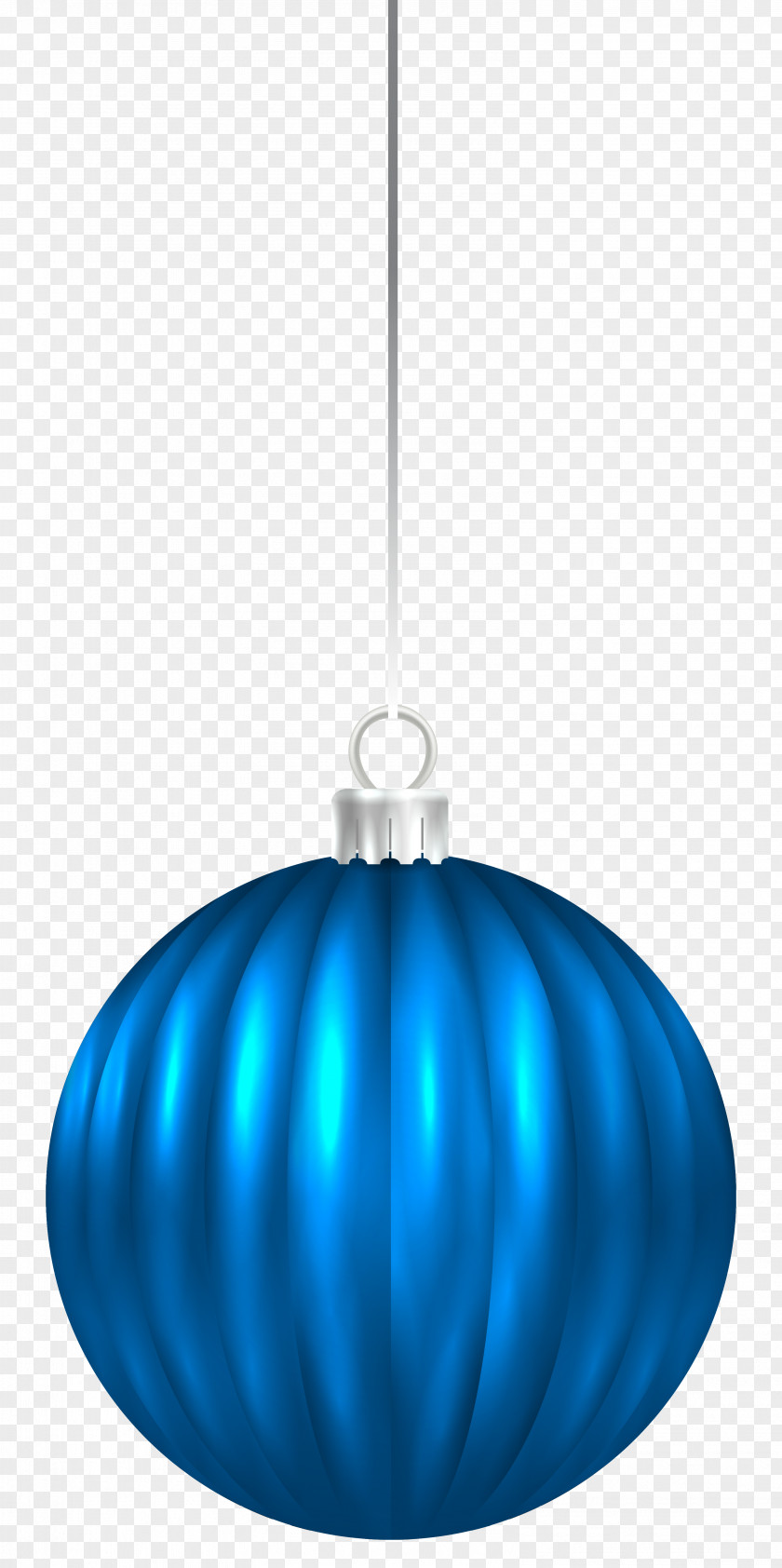 Blue Christmas Ball Ornament Clip Art Image Lighting Sphere Pattern PNG