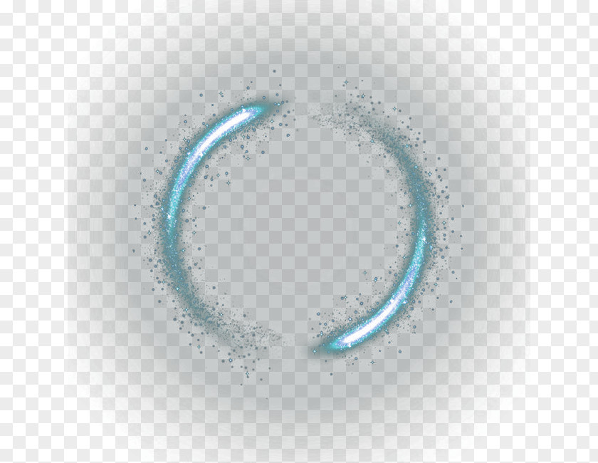 Blue Refreshing Halo Effect Element Efecte Icon PNG