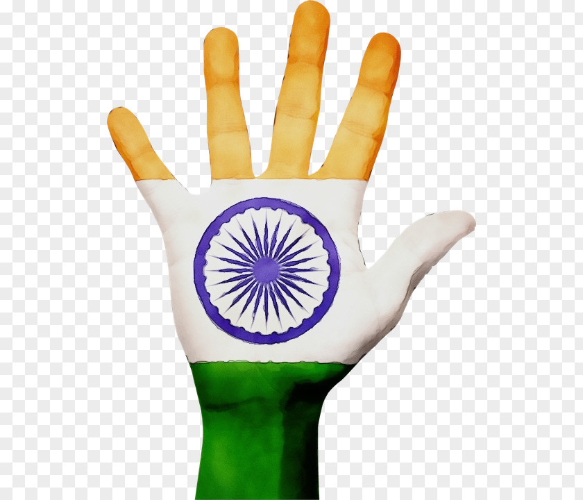 Symbol Thumb India Independence Day Background Watercolor PNG