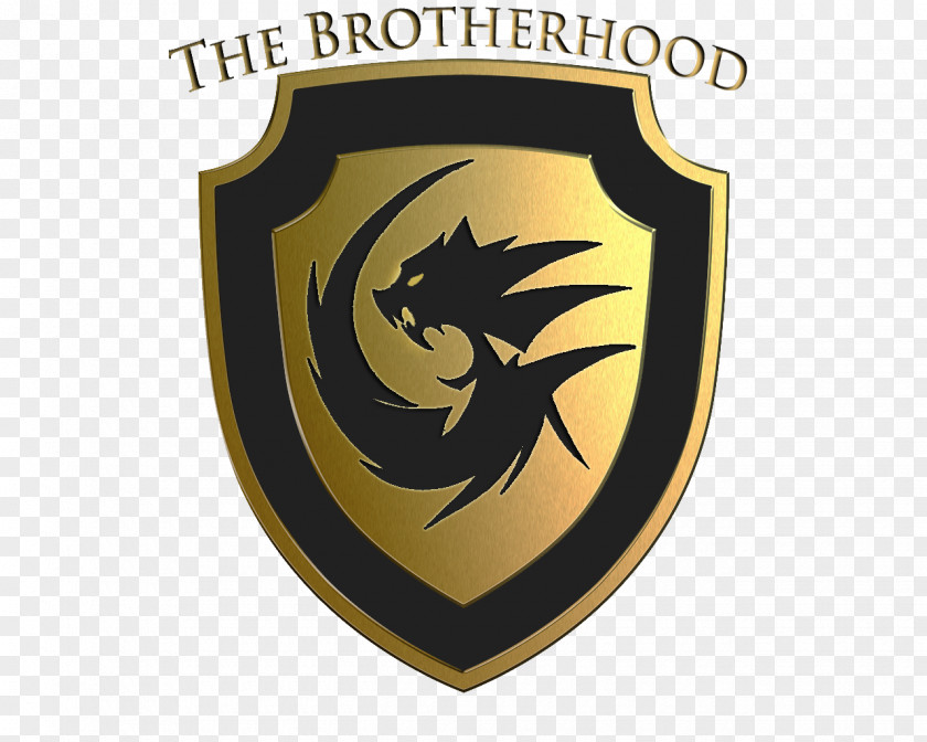 Brotherhood Logo Gray Wolf Emblem Crest PNG